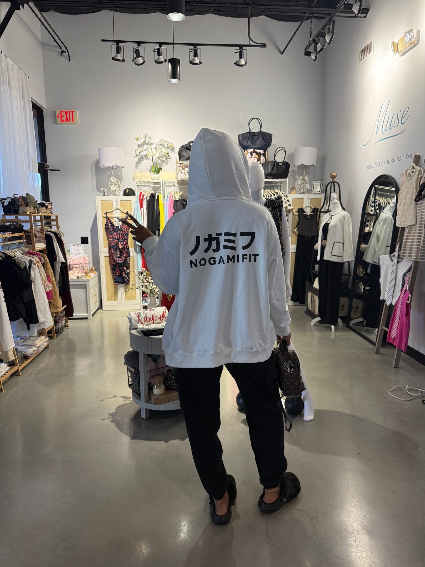 NogamiFit Logo Zip Up Hoodie