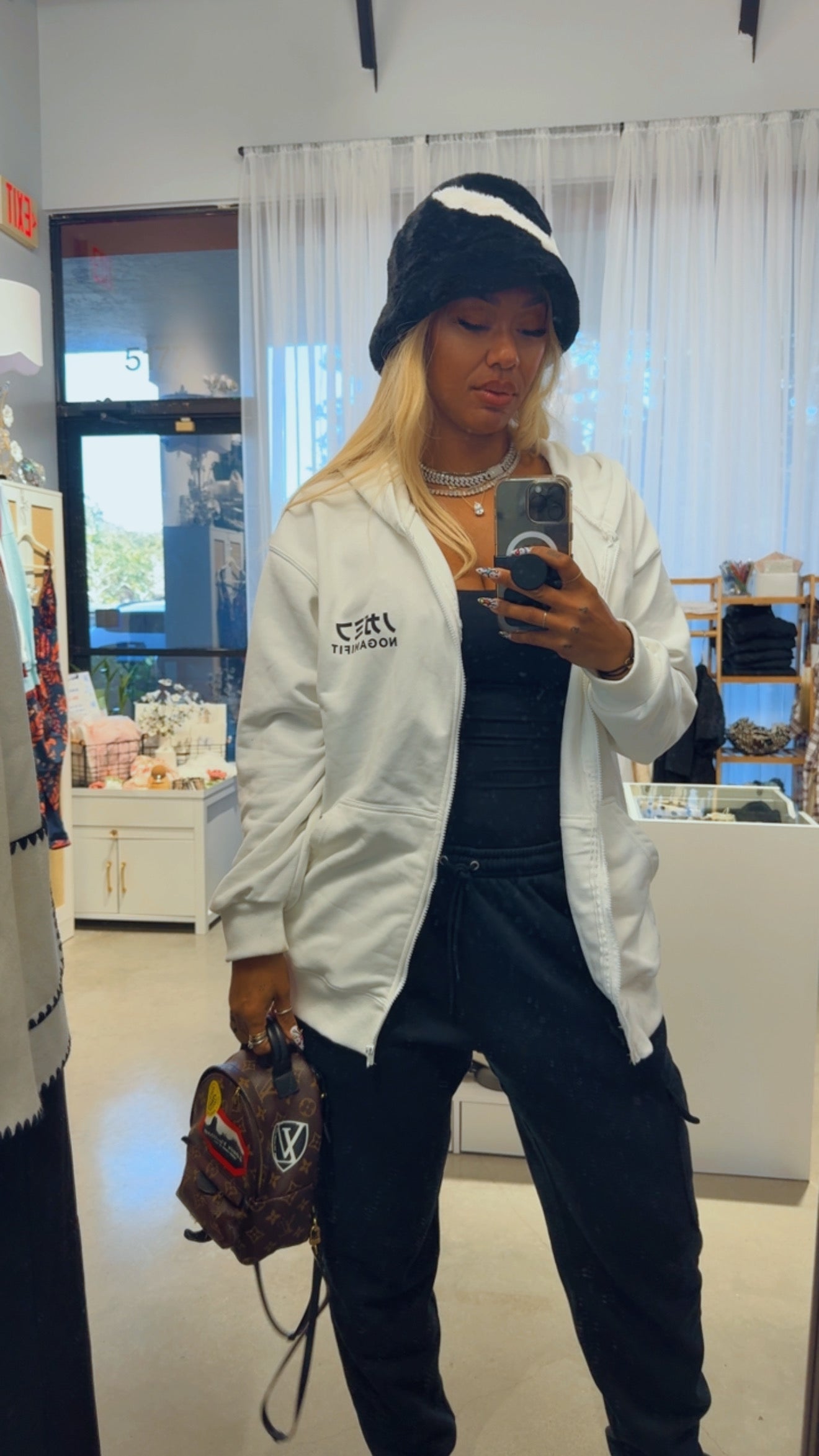 NogamiFit Logo Zip Up Hoodie