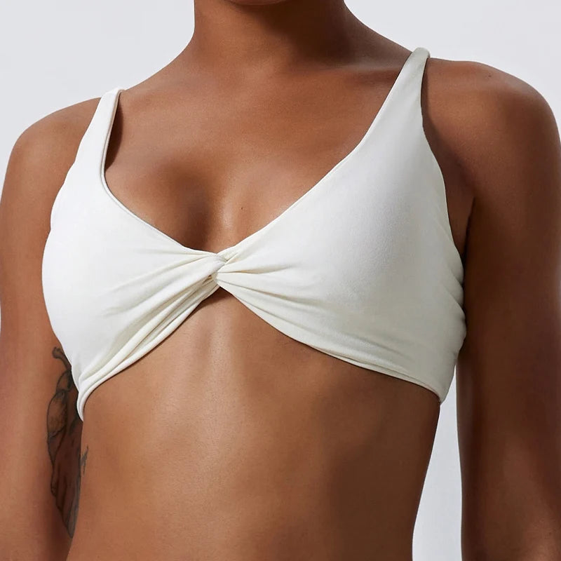 Twist-Tie Sports Bra