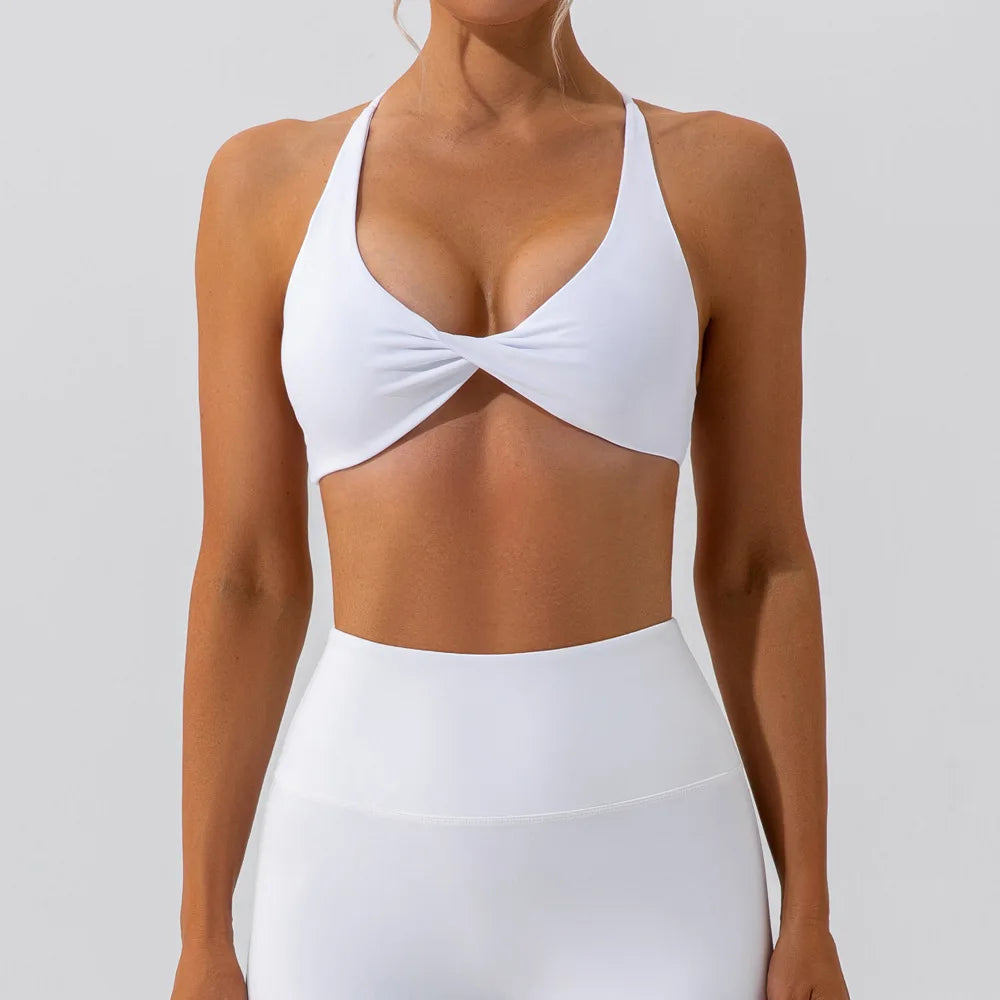 Twist-Tie Sports Bra