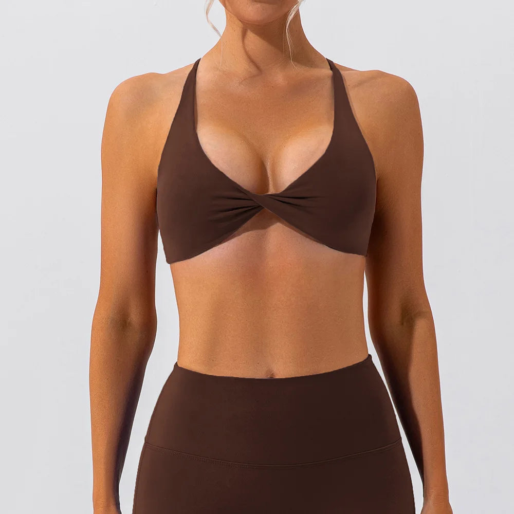 Twist-Tie Sports Bra