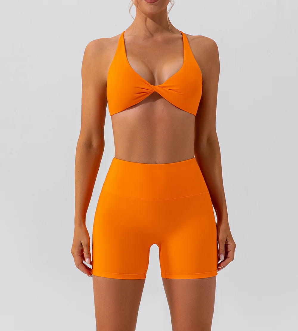 Twist-Tie Sports Bra