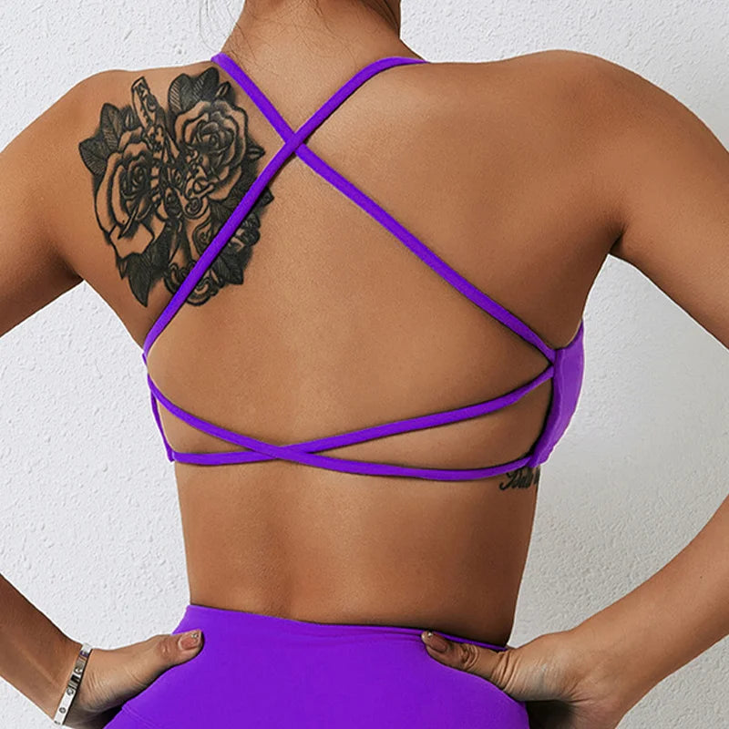 Sexy Back Criss-Cross Sports Bra
