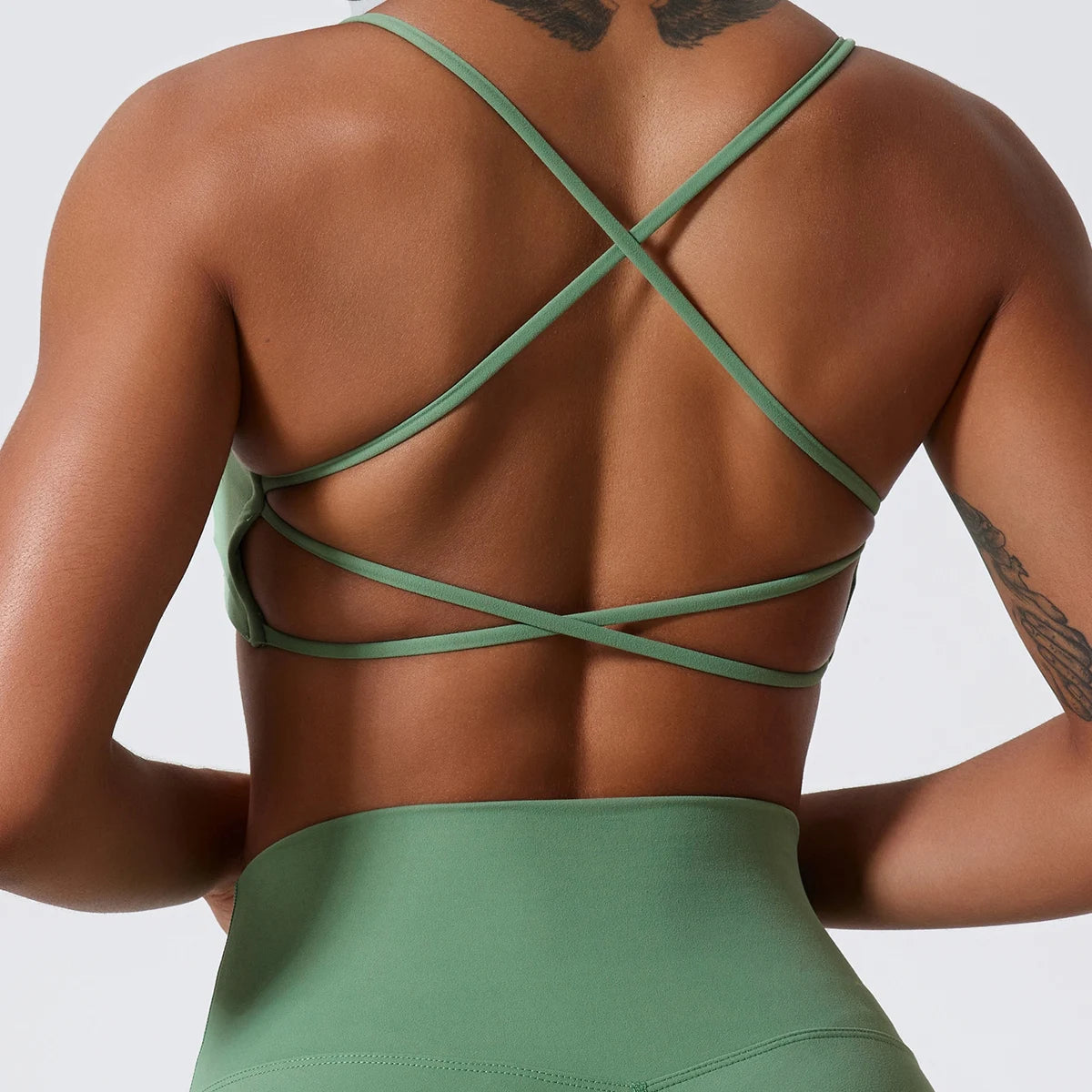 Sexy Back Criss-Cross Sports Bra