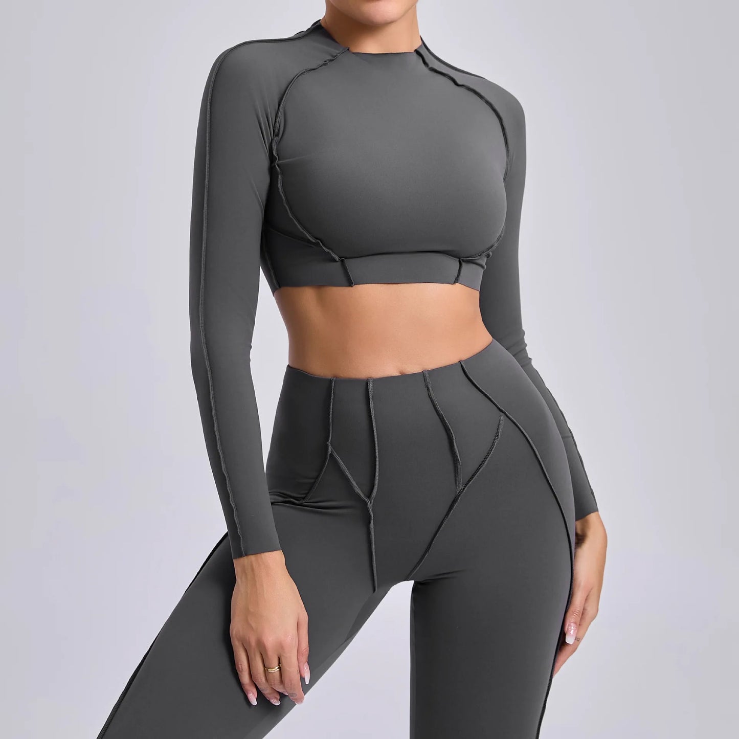 Inside Out Crop & Long Sleeve Tee