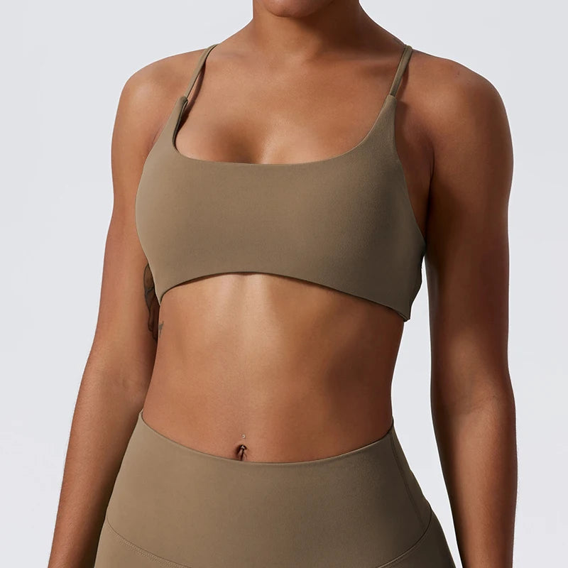 Sexy Back Criss-Cross Sports Bra