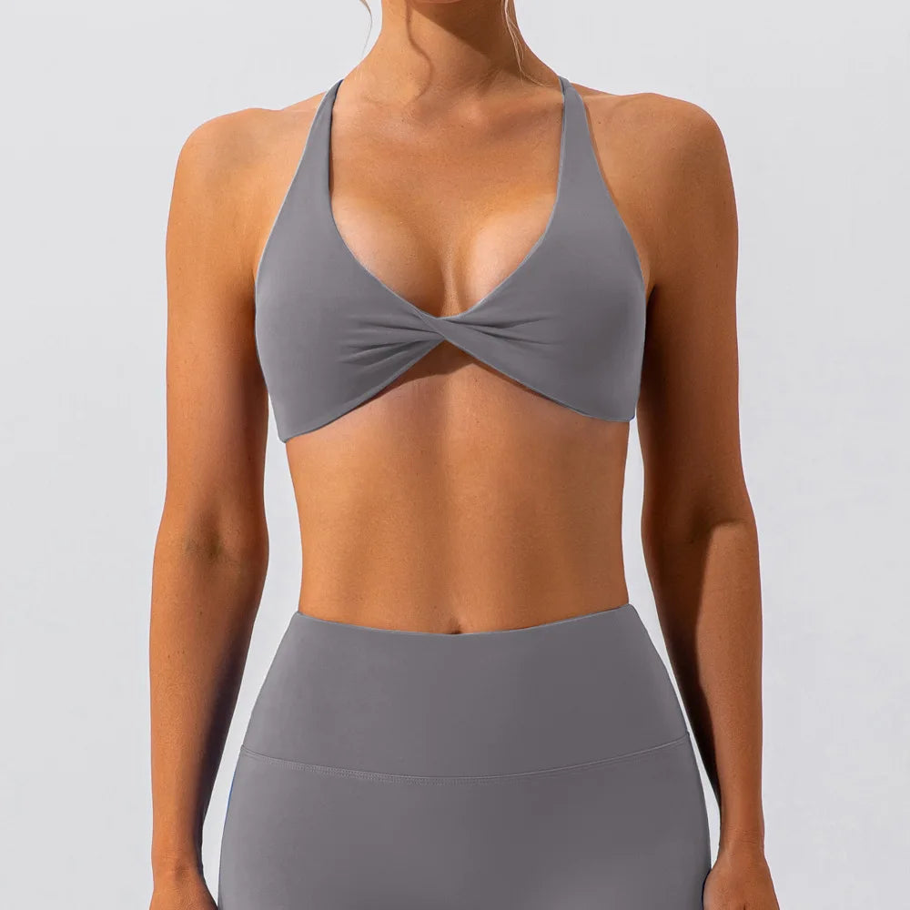 Twist-Tie Sports Bra