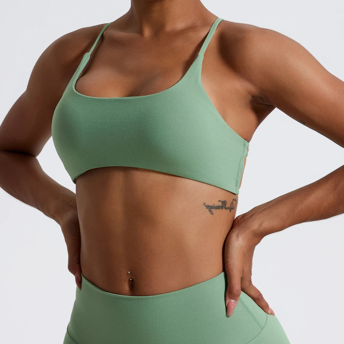Sexy Back Criss-Cross Sports Bra