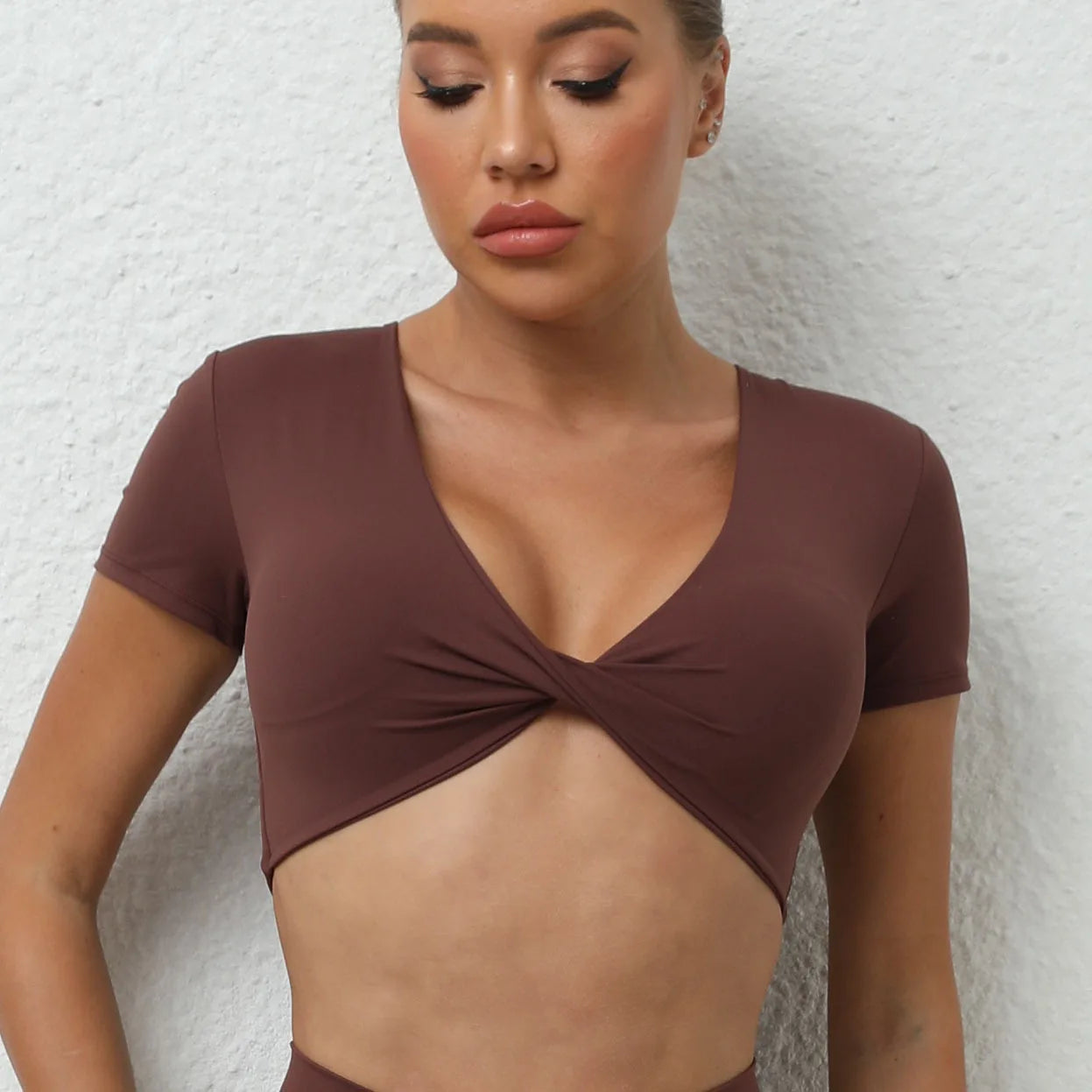 Twist-Tie Short Sleeve Top