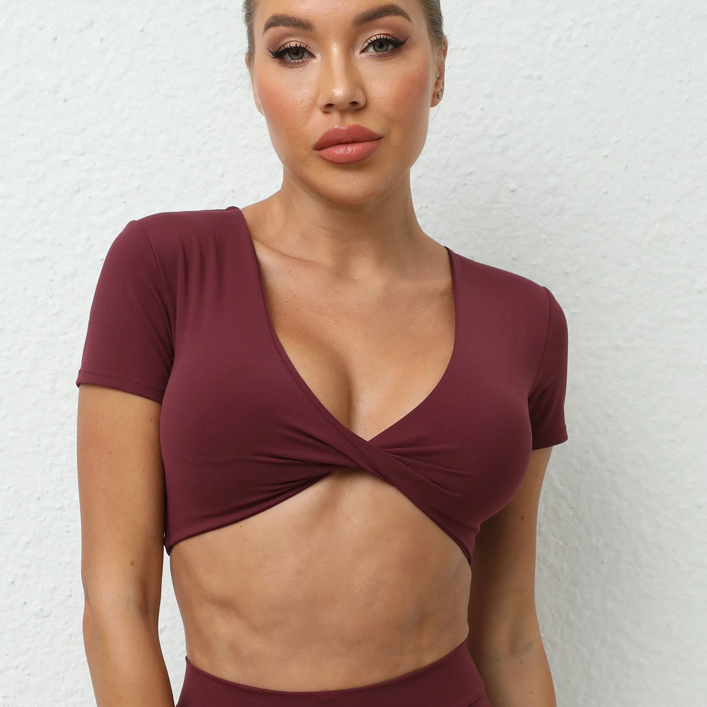 Twist-Tie Short Sleeve Top
