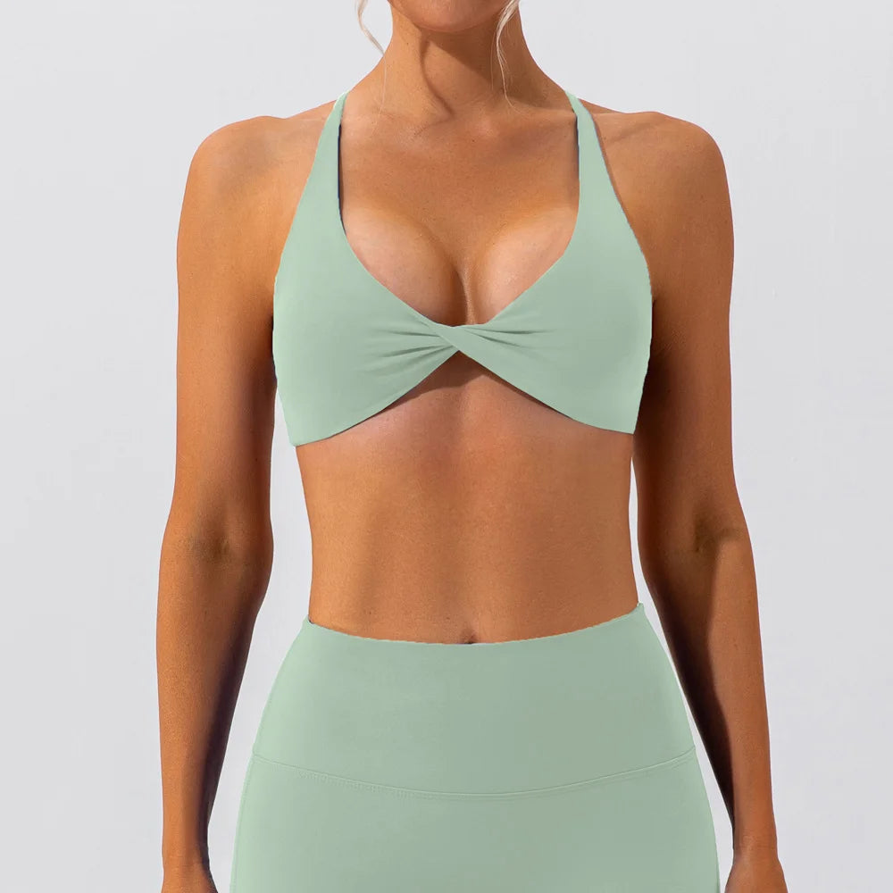 Twist-Tie Sports Bra