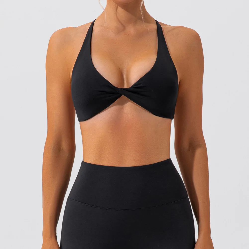 Twist-Tie Sports Bra