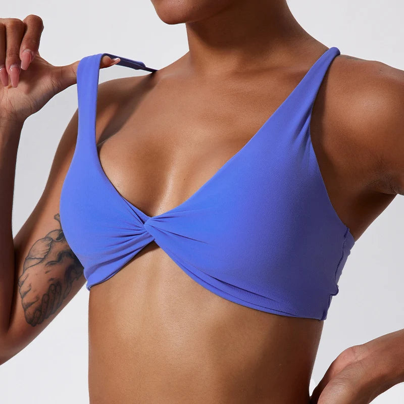 Twist-Tie Sports Bra