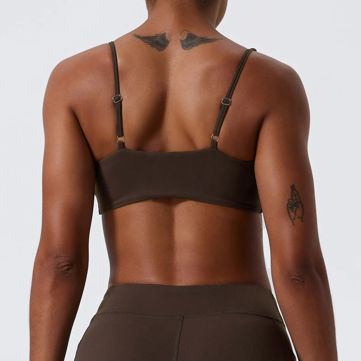 Twist-Tie Sports Bra with Fuller Back Coverage
