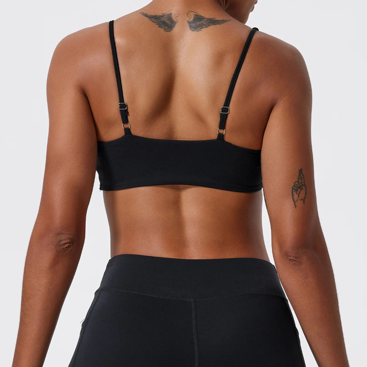 Twist-Tie Sports Bra with Fuller Back Coverage