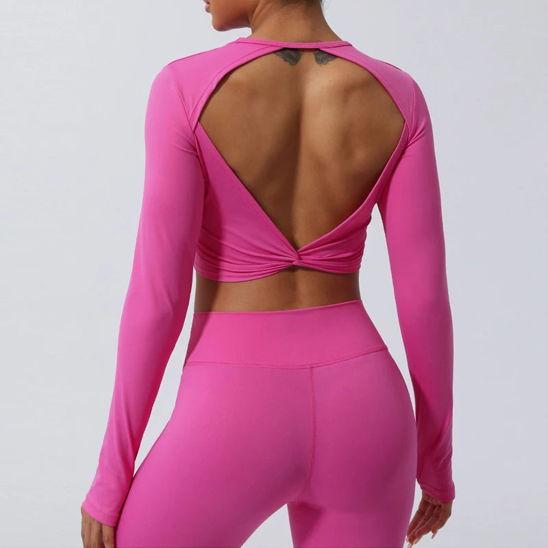 IYKYK - Diamond Back Long Sleeve Top