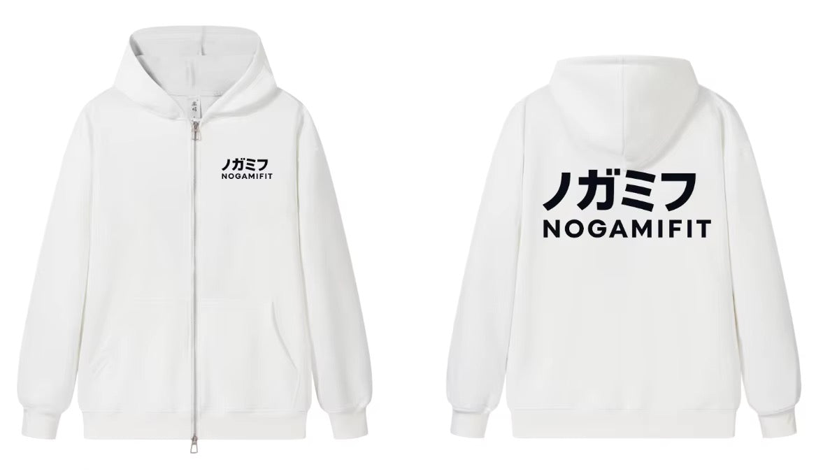 NogamiFit Logo Zip Up Hoodie