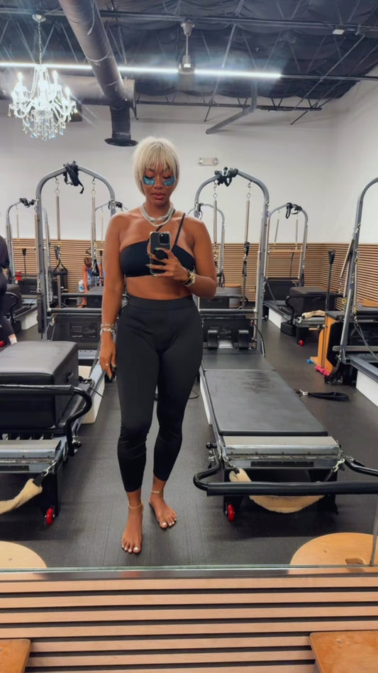 2 Way Criss-Cross Peek-A-Boo Bra (Bike/Pant) Set